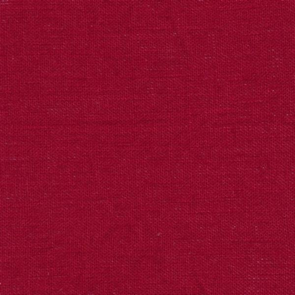 Au Maison Leinen Leinenstoff ACRYL BESCHICHTET Deep Red Tiefrot